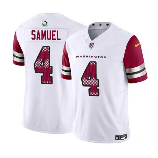Men & Women & Youth Washington Commanders #4 Curtis Samuel White 2023 F.U.S.E. Vapor Limited Football Stitched Jersey